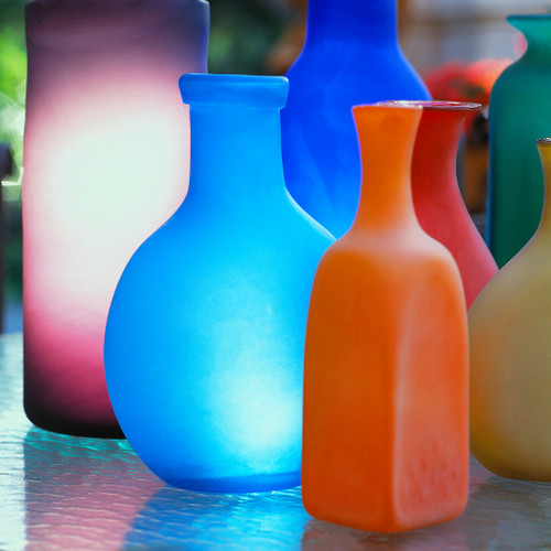 Colored-glass-bottles