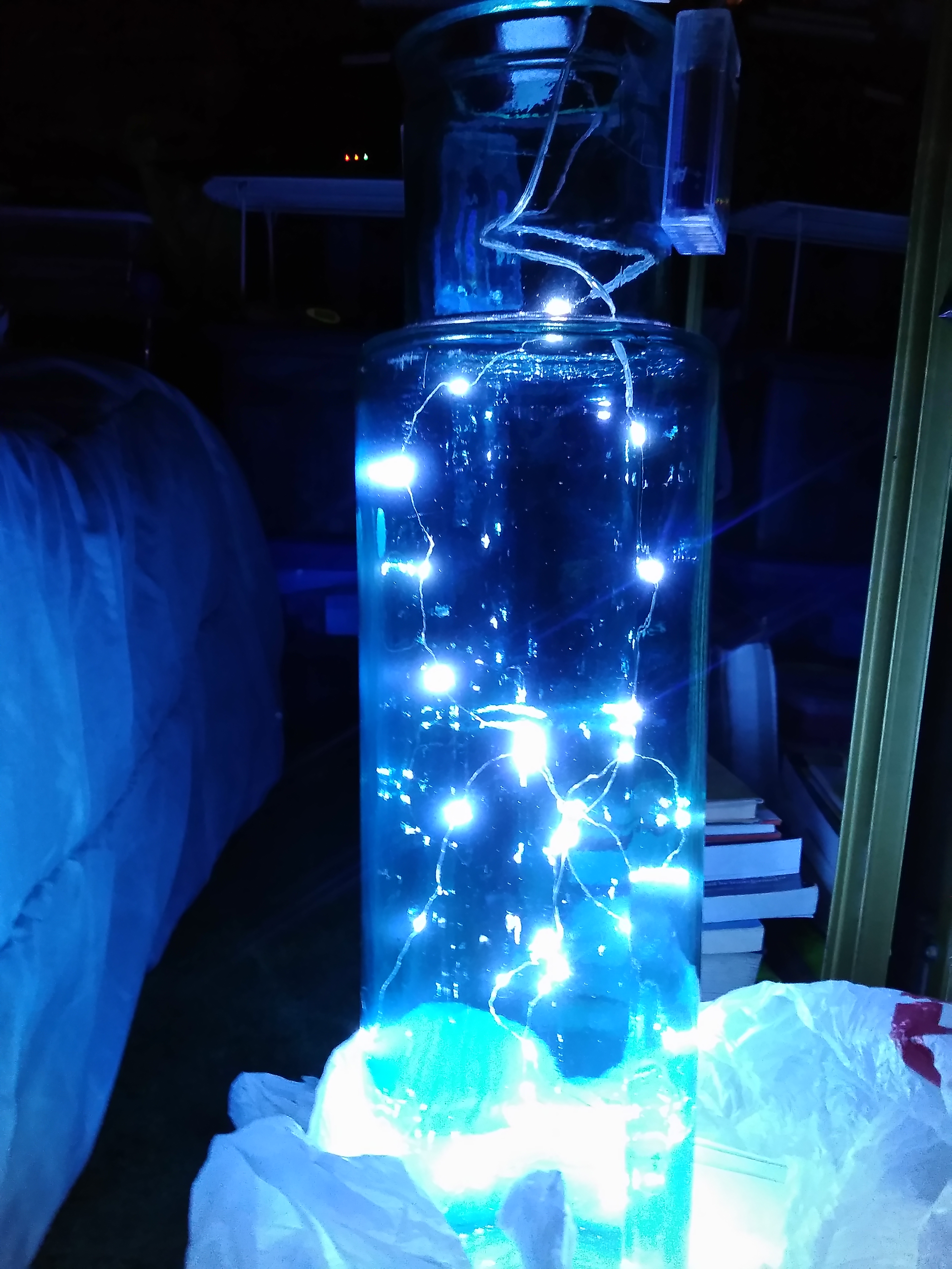 caregiving and residential interiors in-vesica.com In-Vesica Art Design Energy  Jar-Light-Fixture-with-LEDs-by-Allison-L-Williams-Hill