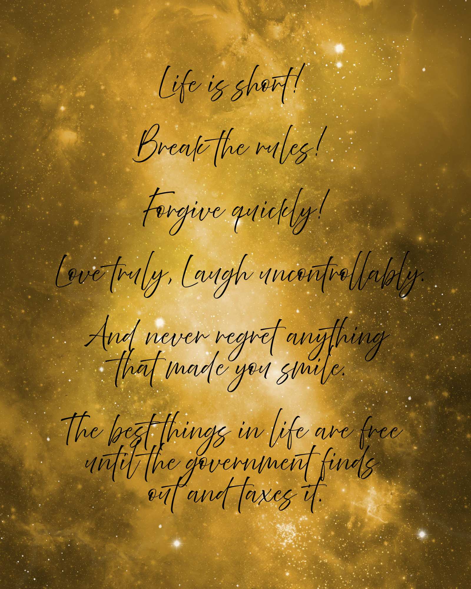 Life is short