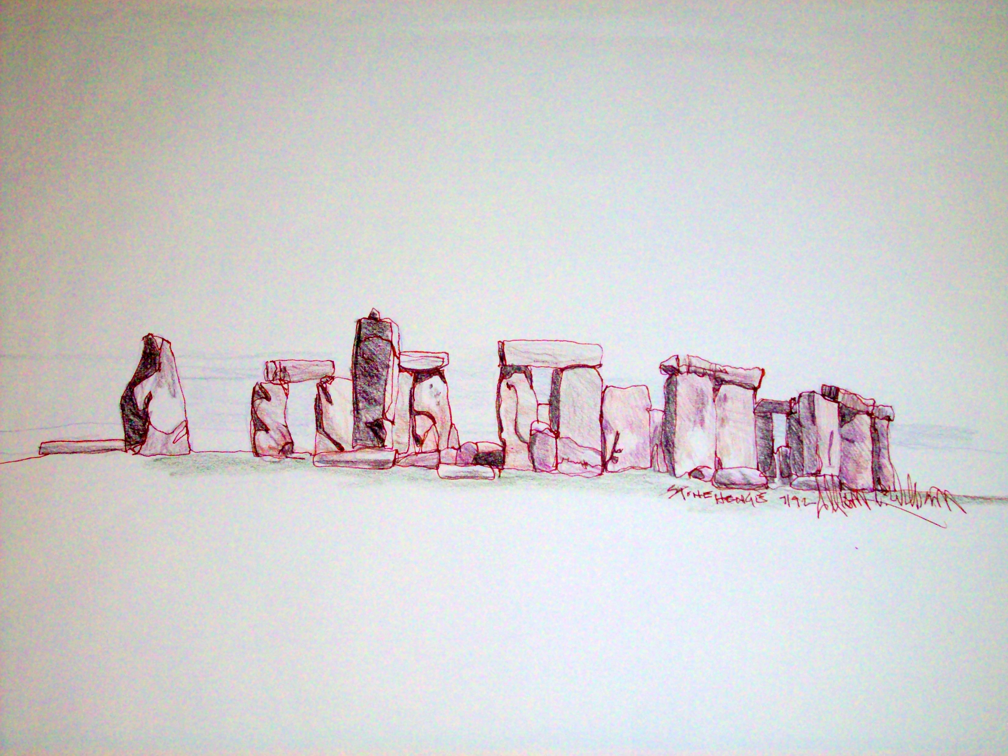Stonehenge-Rendered-Sketch-Allison-L-Williams-Hill