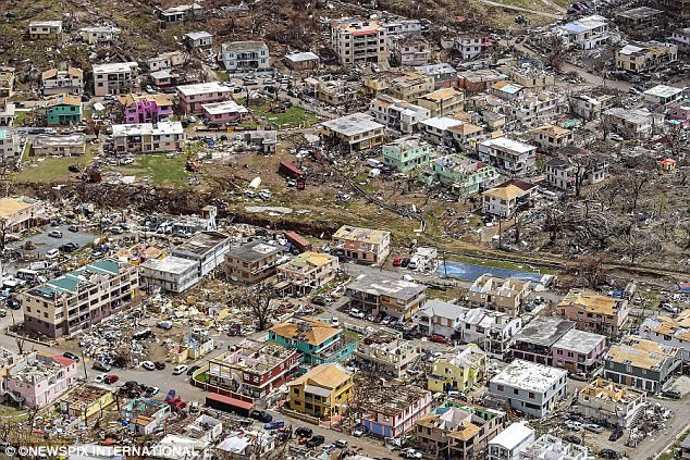 Garden prep British Virgin Islands, post-Hurricane Irma, 2017 Disasters