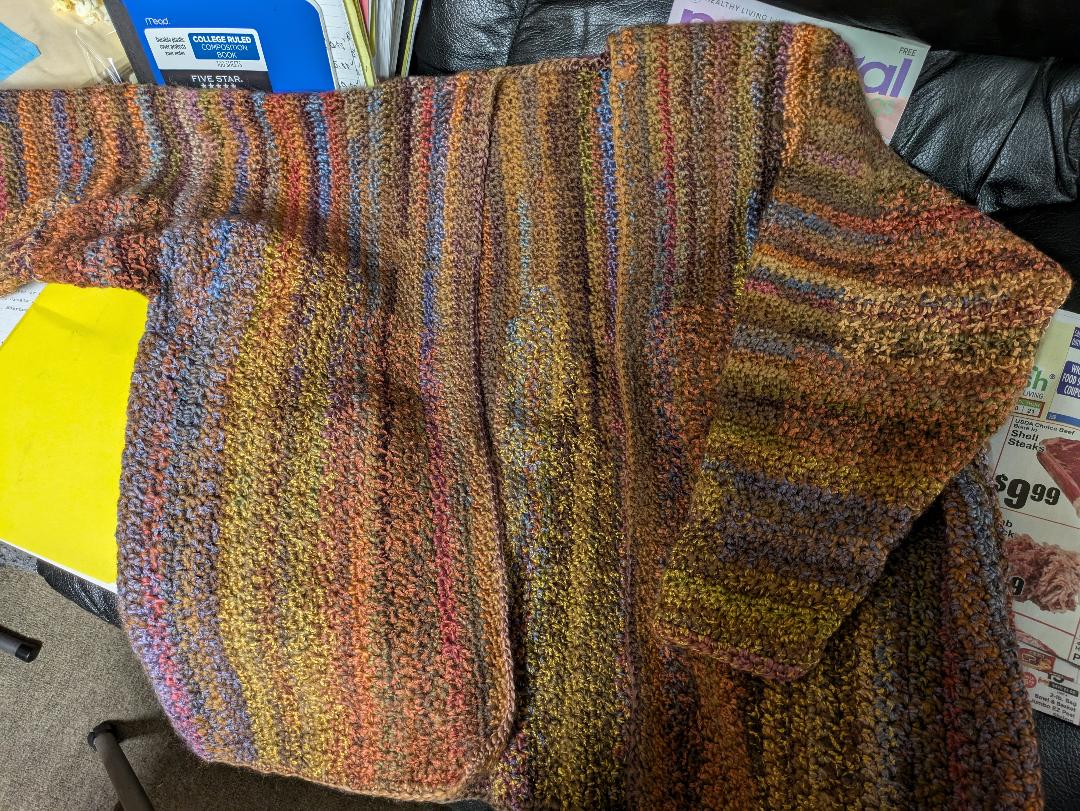 fall in-vesica.com In-Vesica Art Design Energy  Crocheted-Sweater-by-Allison-L-Williams-Hill