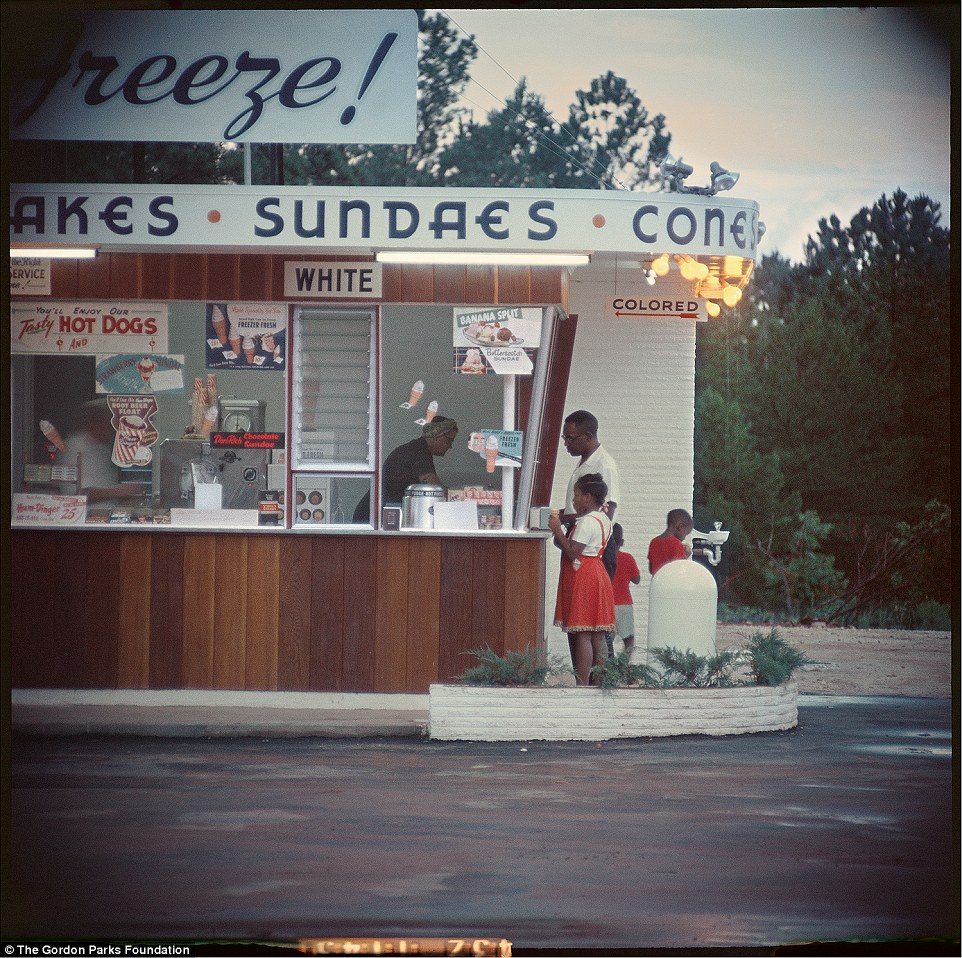 photograph public gathering space in-vesica.com In-Vesica Art Design Energy  Gordon-Parks-3