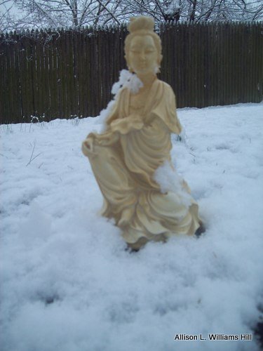 Kuan-Yin-in-Snow-by-Allison-L-Williams-Hill