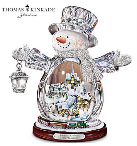 feng shui in-vesica.com In-Vesica Art Design Energy In-Vesica Thomas-Kinkade-Crystal-Snowman