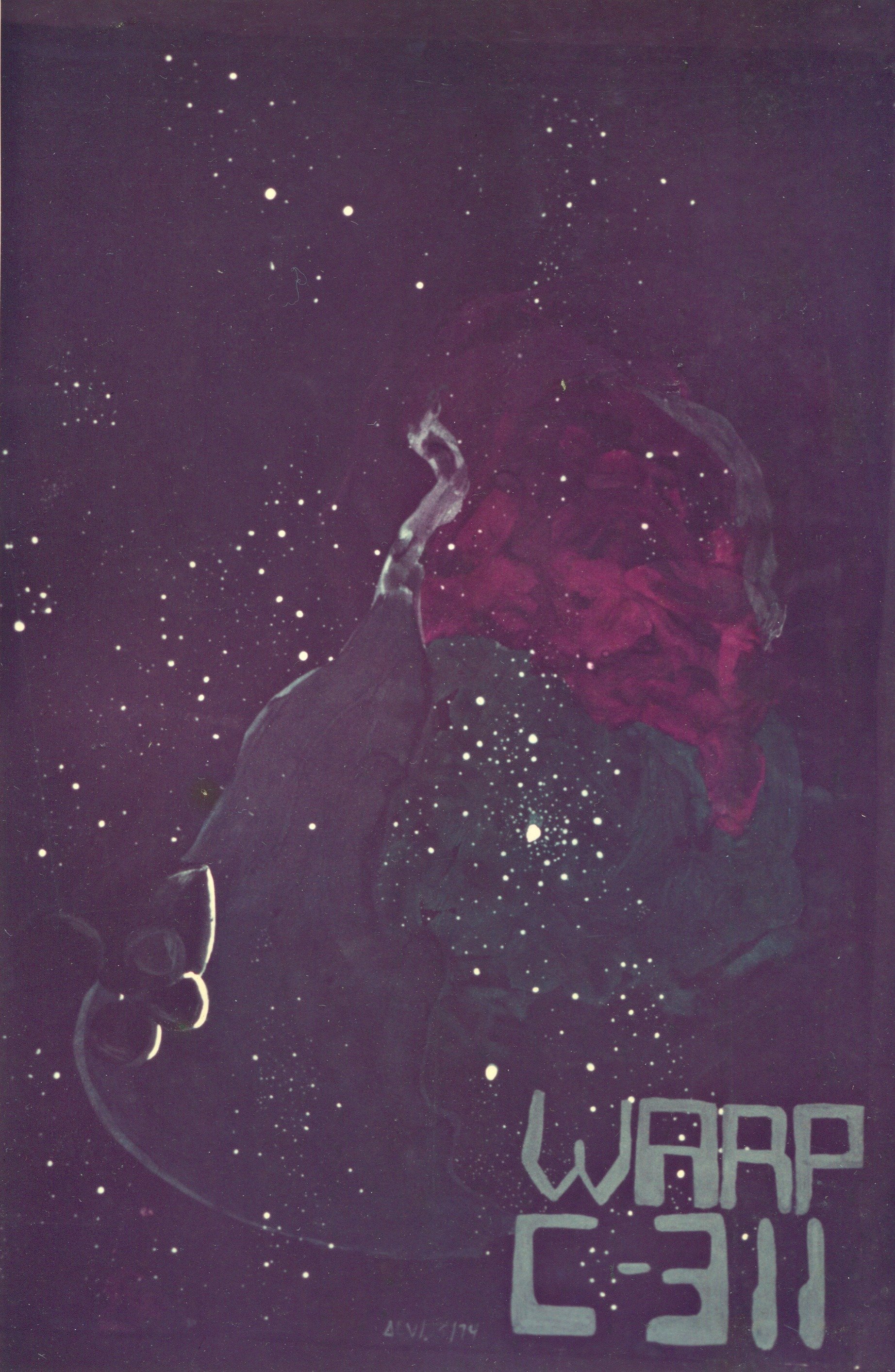 A Galaxy, an image of outer space traveled by the Palau by Allison Williams.