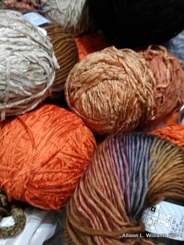 fall in-vesica.com In-Vesica Art Design Energy YarnArt yarn and chenille yarn by Allison L. Williams Hill