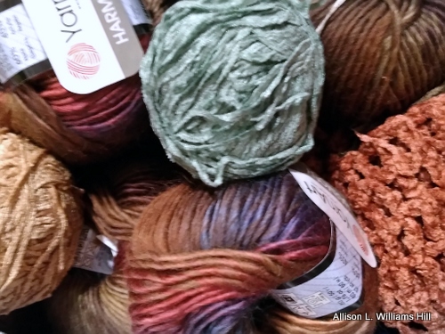 fall in-vesica.com In-Vesica Art Design Energy YarnArt yarn and chenille yarn by Allison L. Williams Hill
